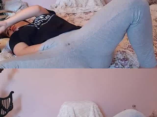Watching porn episodes in couch and masturbating