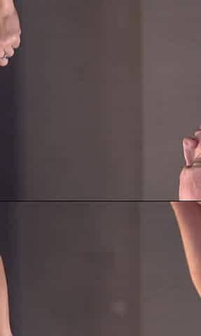 French Slut Bangs 2 Guys in the Toilets