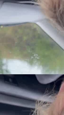 Accidental Blowjob in the Car - How Well He Sucks, I Cum in His Mouth Before Having My Hard Cock