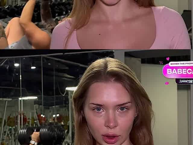 Torn Leggings and Anus of Barefaced Floozy During Workout. Coarse Public Ana...