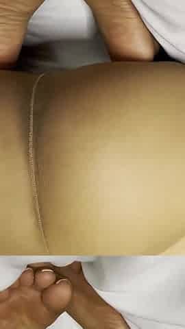 Pantyhose Ass and Feet JOI