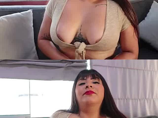 Sexy Latin chick floozy sucks cameraman's schlong during the time that being screwed during interview