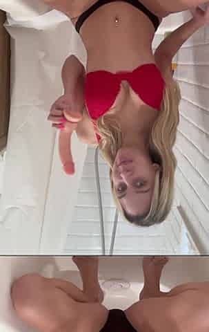 Peeing All Over My Dildo!!!