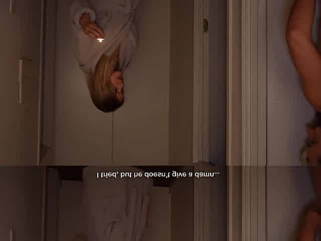Hot blonde stepmom asks her stepson to fix the electricity and rewards him with a hot sex