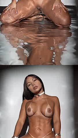 Curvy Latina Brandy Salazar Makes Her Pussy Drip