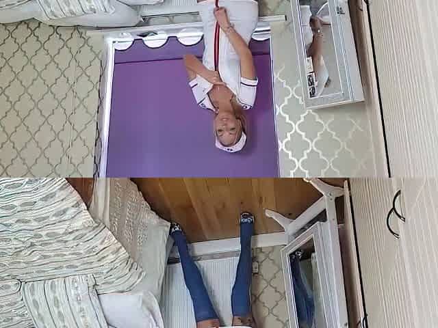 Blonde With Natural Big Boobs Loves Putting A Toy In Her