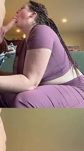 PAWG Angel next door SWALLOWS CUM for the 1st time!