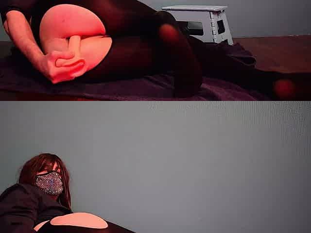 italian sissy ejaculation after booty slam with so big sextoy