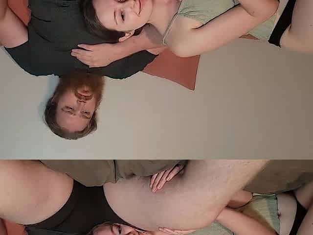 Step bro uses thick Consummate body step sister whilst watching tv