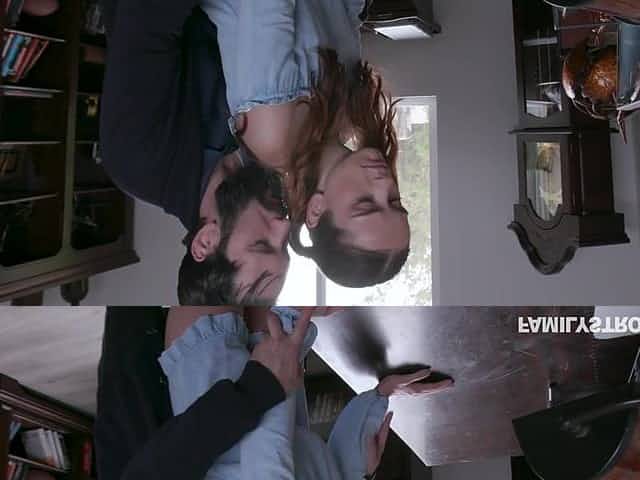Jealous stepdad spanks and fucks pretty ginger stepdaughter Lily Glee