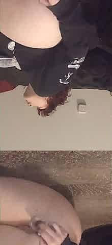 FTM Femboy Riding Clear Sex toy up Butt