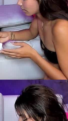Blowjob in the Kitchen: I Finish with Cream