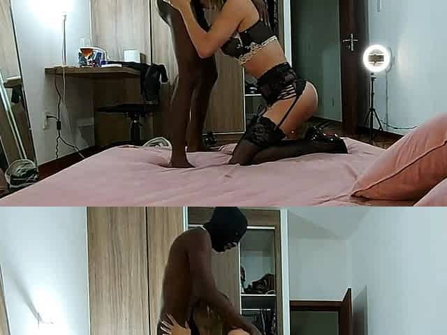 Amateur teen Blowjob with hardcore drilling