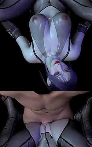3D Hot Slut Wearing Sexy Lingerie Got Fucked so Hard