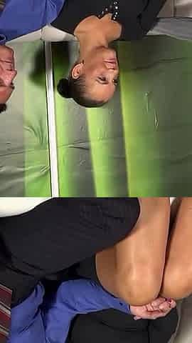 Blonde Locker Room Double Penetration Ecstasy