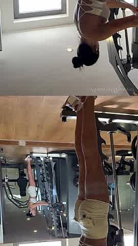 Big Juicy Ass Workout in Tight Shorts