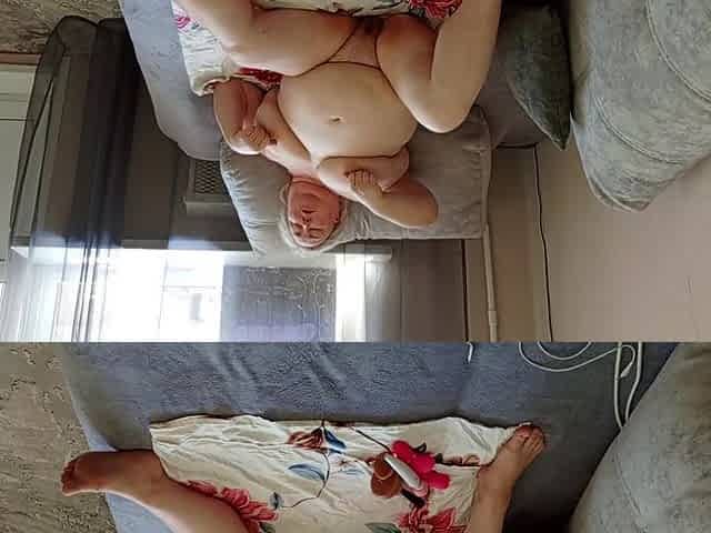 The Neighbor Showed Her Huge Tits, Hairy Pussy And Ass