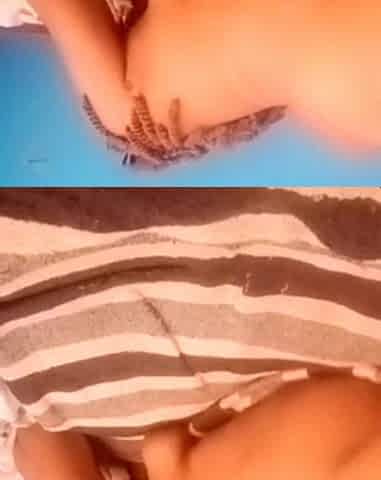 Ebony Anal Masturbating with Fingers