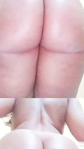 Big Bubble Ass Ebony Chiq Showing Ass and Pussy. Pt1