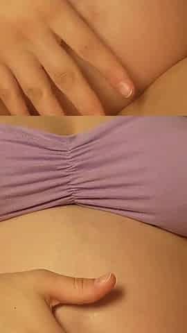 Giantess Pregnant Stepsister Shows Tiny Stepbrother Her Pregnant Belly and Tiny Stepbrother Really Likes It so He Does Belly