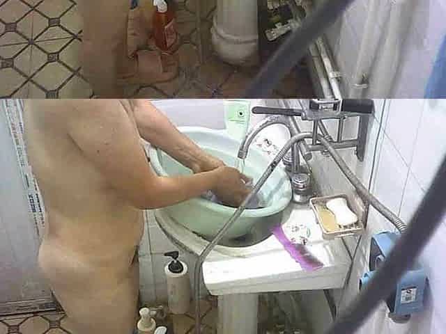 Secretly Filming Mom Taking A Shower 3