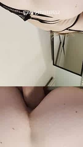 Blonde PAWG Reverse Cowgirl Tight Creamy Pussy Riding Big Dildo