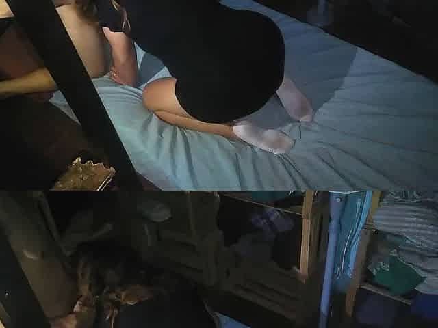 This babe Sucks Me in Her Short Suit and I Suck Her in Four Between the Drawers