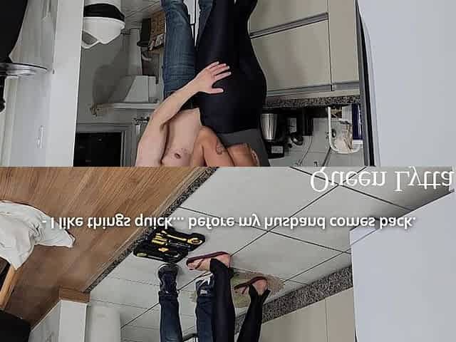 Queen Lytta Blond - Cuckold POV Ep 11 - Sexy Cheating Hotwife Lytta Blowjobs and Fuck with the Plumber