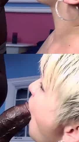 Short Hair Babe Gets Anally Screwed by BBC