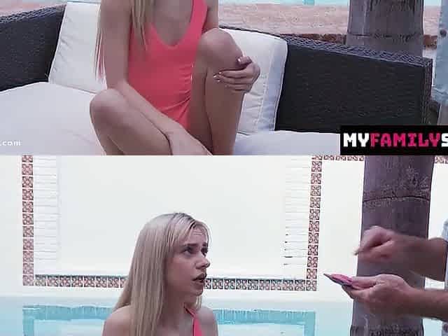 Granddad Punishes His Bad Granddaughter By Stuffing His Boner In Her Youthful Throat And Vagina