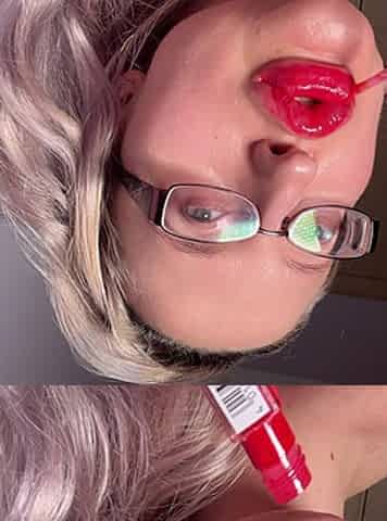 Thick Eyeglsses Biglips Dildo Blowjob Lipgloss JOI