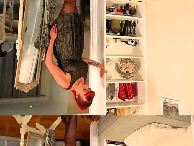 Stockings mature voyeur seduces incel
