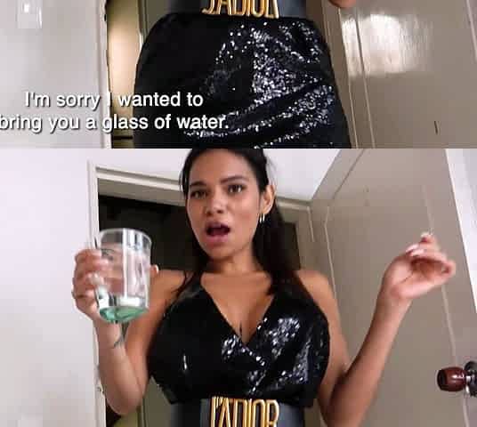 I turned this LATINA into a THROAT slut