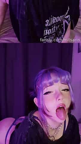 Mits Ahegao captivates with raw, homemade sensual charm