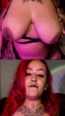BUSTY THICC MILF STRIP TEASES AND RIDES YOU