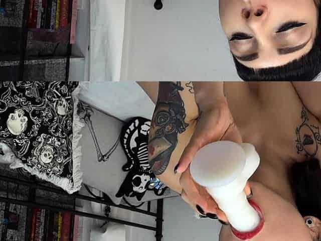 Close up teen masturbation