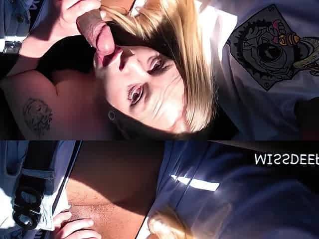 Public Car Sex: Black Guy & Hot Blonde