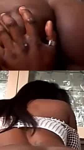 All in Black Sex for a Black Slut Eager for BBC in the Ass