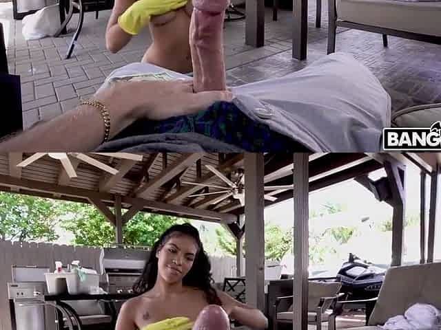 Young Maid Pimped Out By Stepmom With Tony Rubino, Tony Maya And Maya Farrell