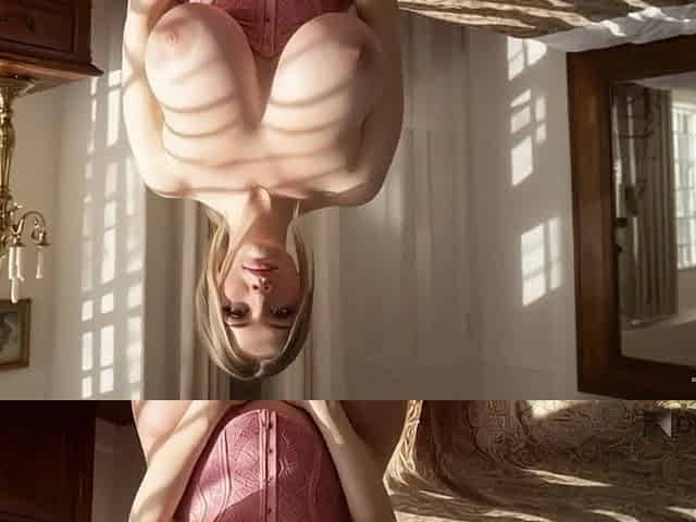 Large Booty Teen Lets Stepbrother Bang Her From Behind for Doing Chores.[AI]