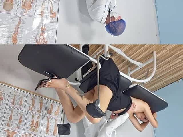 Gynecologist Performs Artificial Insemination on His Naughty Patient!