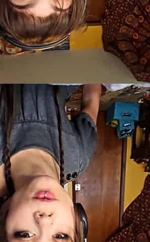 Amateur striptease and Solo masturbation