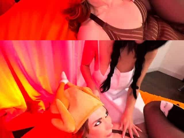 POV Dirty Birdy spit roasted and double stuffed with CUM