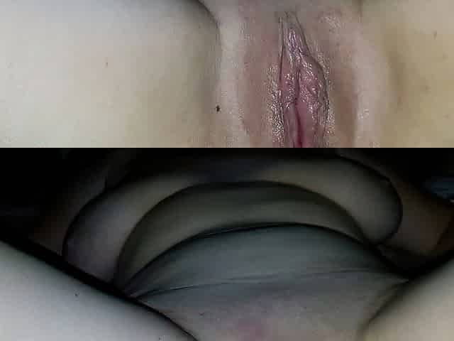 Cumming on wife's fat lips