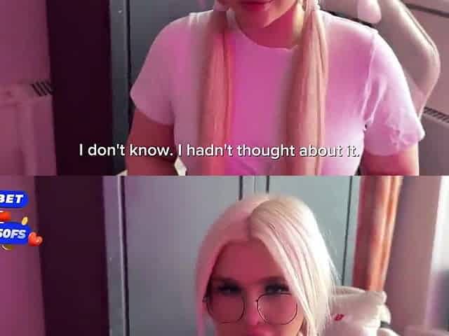 Youthful blond with glasses enjoys screwing with fuck-rubber [Deutsch]