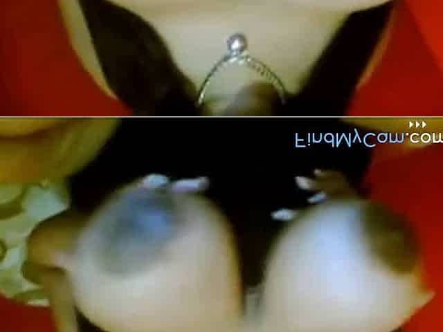 Busty Ebony BBW Plays with Sex Toy on Webcam