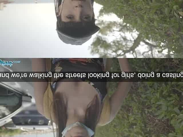 Public Agent Spanish Chick Caomei Removes her Mask for Jock