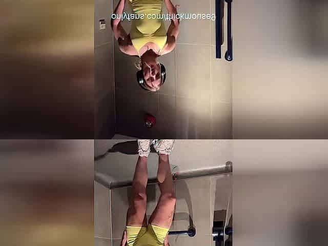 Teen's Hairless Twat Undressed on Instagram Live During the time that Trying on Underware