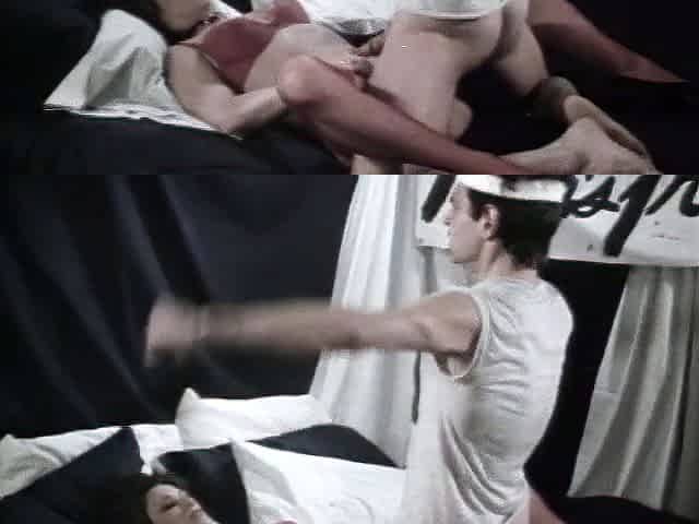 Hot blonde sotckings blowjob anal fuck vintage