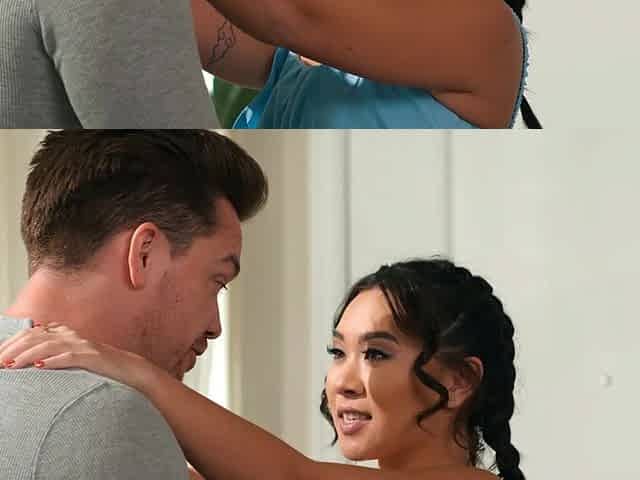 Asian babe Kimmy Kimm gets fucked by her hot boyfriend
